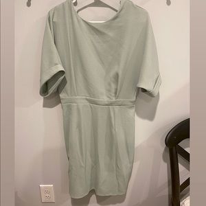 ASOS DESIGN Sage Green Wiggle Mini Dress